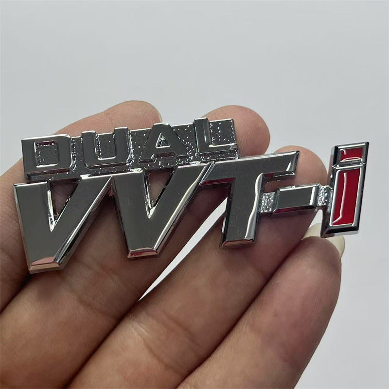 Suitable for Toyota logo DUAL VVT-i logo VVTI letter logo, new and old Corolla Vichy fenders