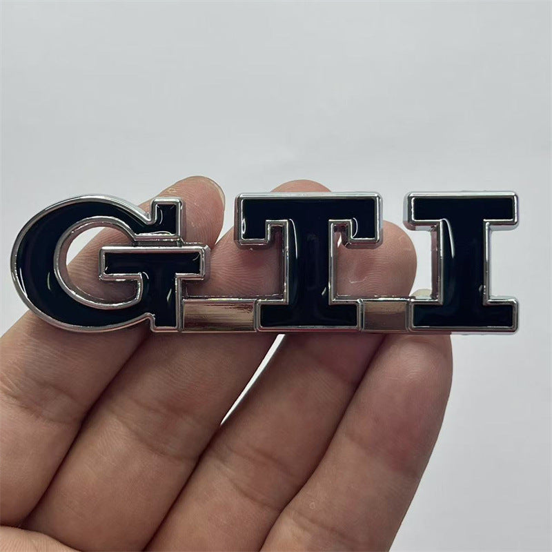 Suitable for POLO Golf GTI car logo, leaf board car logo, rabbit car sticker, personalized modification, tail label decorative sticker