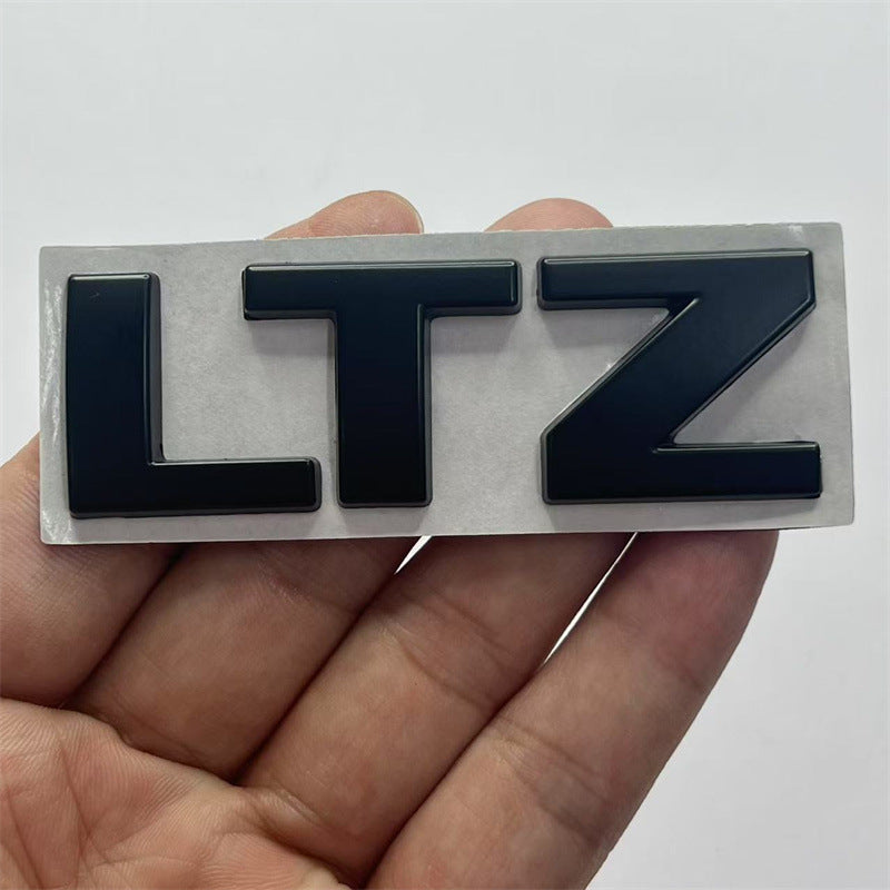 Suitable for Chevrolet Copache Saboban Corvette LTZ car logo, labeling tail label, metal modification label
