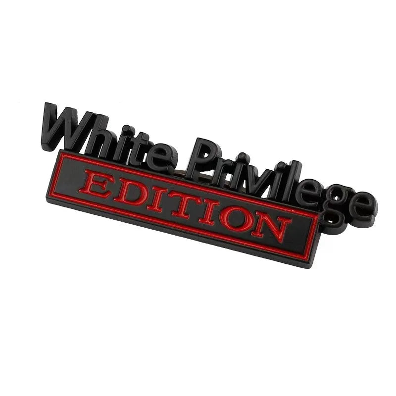 Black Privilege Edition Badge Emblem Sticker for Jeep Ford F350 F250 F150 Chevy Silverado 1500 2500 Chevrolet C10 C15