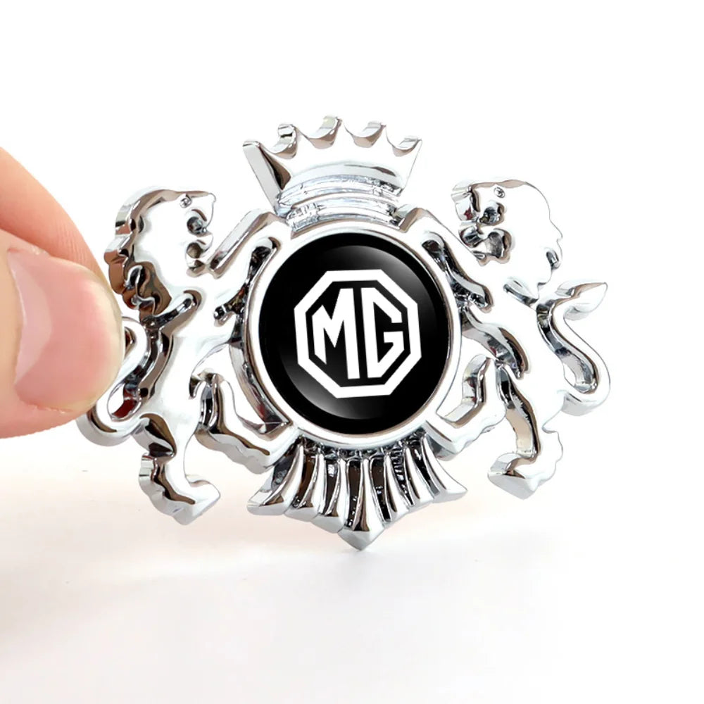 3D Car Styling Body Trunk Badge Lion Sticker Decal for MG ZS MG3 GT MG6 EV MG5 MG7 GS 350 360 750 ES HS EZS ZR TF Accessories
