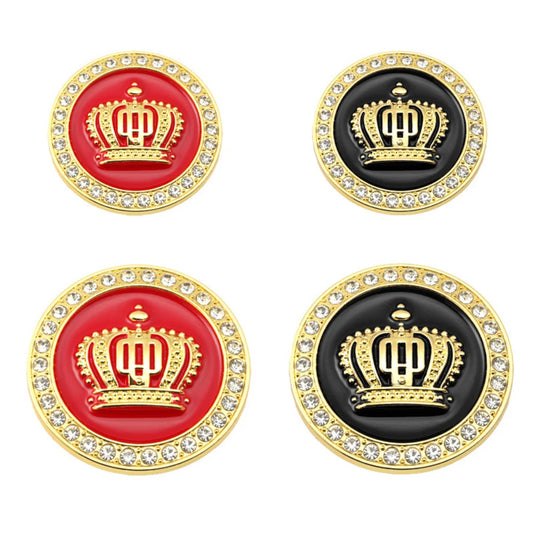 3D Crown Diamond Car Crown Gold Royal Sticker Wings Emblem Badge for BMW Toyota Ford Audi Honda Opel Car Stickers Imperial Crown