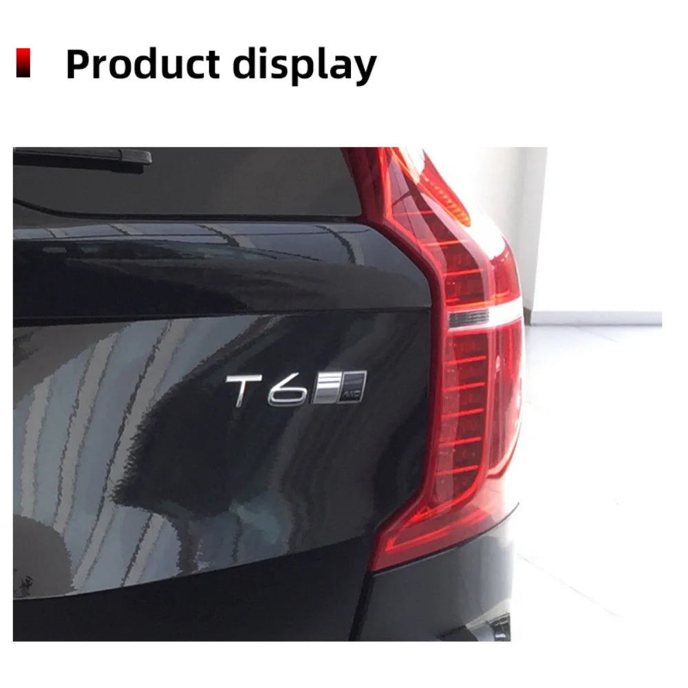 3D AWD T5 T6 Logo Emblem Badge Decals Car Sticker for Volvo V40 V60 V90 C30 XC60 XC90 XC40 S60 S90 S80 Car Styling Accessories