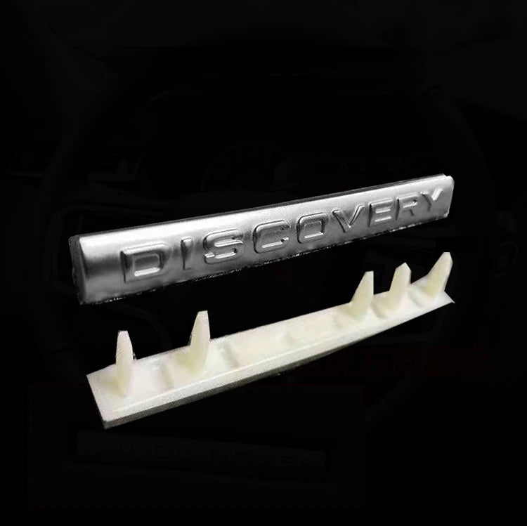 ABS Car Steering Wheel Center Emblem for Defender Range Rover Discovery Square-shape Badge with Buckle Interior Auto Accessories