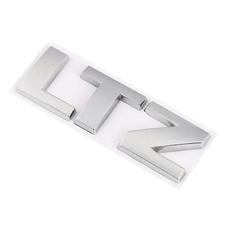 3D LTZ LT Letter Modified Emblem Car Rear Trunk Decal for Chevrolet Cruze Aveo Chevy Lacetti Cavalier Captiva Silverado Equinox