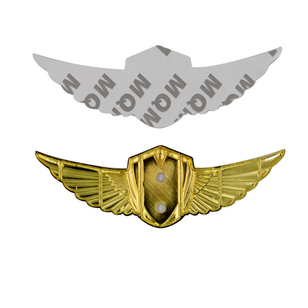 3D Wings Styling Sticker Car Hood Trunk Fender for SSANG YONG Actyon Rexton Kyron Korando Chairman Musso Auto Emblem Accessories