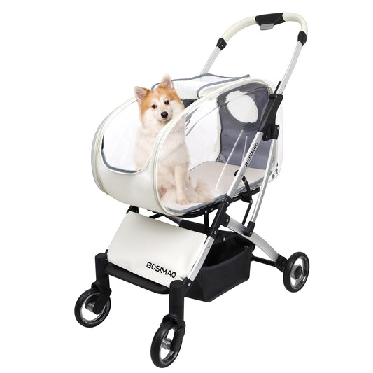 Pet Strollers for Large Cat,Cat Stroller for 1,Pink Large Cat Strollers,Cat Stroller Pink,Easy Fold Pet Stroller for Small Dogs 4 Wheels Puppy Stroller Pet Gear Dog Stroller,Cat Stroller