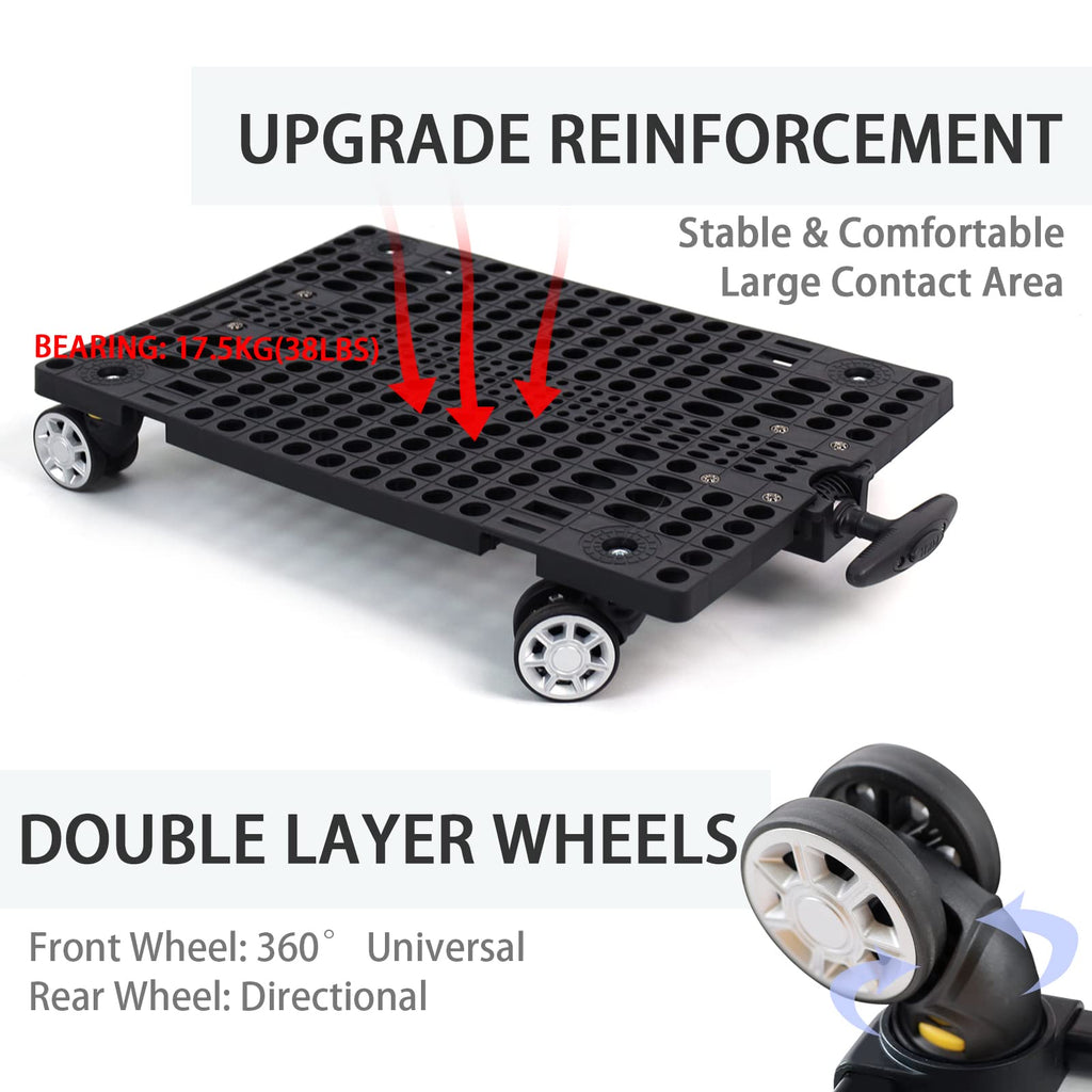 Large cat carrier with wheels Double Cat Carrier with Wheels for 2 Cats Rolling Pet Carrier with Wheels Cat Carrier for Two Cats on Durable Wheels Cat Carrier for 2 CatsPet Rolling Carrier with Wheels