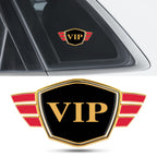 Car VIP car metal car sticker 3d three-dimensional side label personalized creative body decoration modification sticker supplies tail label