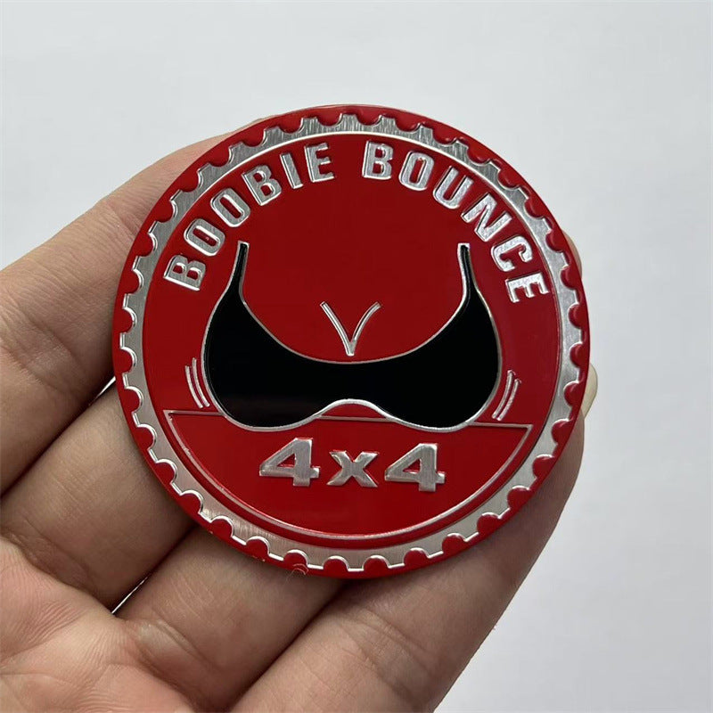 Applicable Jeep Off-Road 4X4 RATED Logo Wrangler Compass 4 Wheel Drive Sticker Metal Badge Aluminum Sticker