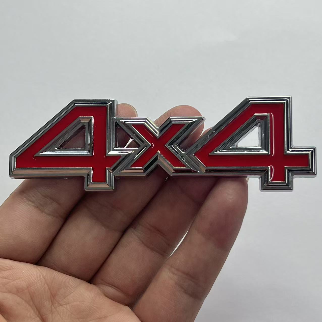 Off-road vehicle 4-wheel drive car sticker 4X4 body sticker modified body tailgate decorative sticker 3D three-dimensional sticker car sticker middle net sticker