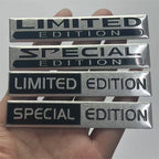 Cross-border LIMITED EDITION car logo, car modification SPECIAL EDITION metal car sticker, aluminum label