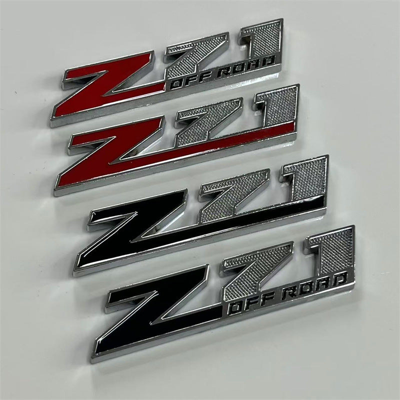 Auto metal modified car logo Z71 personalized metal car label Z71 car decoration car sticker, personalized tail sticker