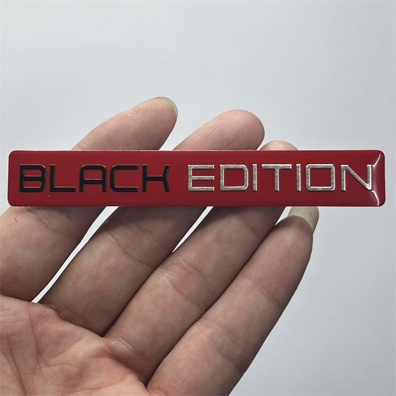 Black edition sticker, badge, Darth Vader metal sticker, all black body sticker rear sticker