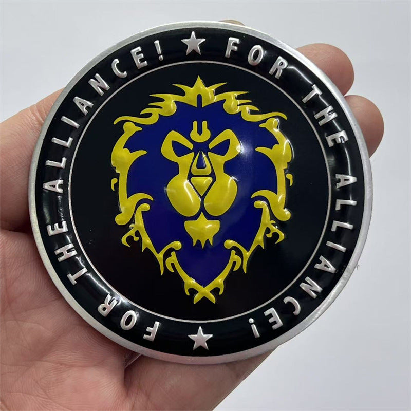 World of Warcraft car sticker wow car sticker for tribal alliance Warcraft car logo, fuel tank sticker rear scratch sticker