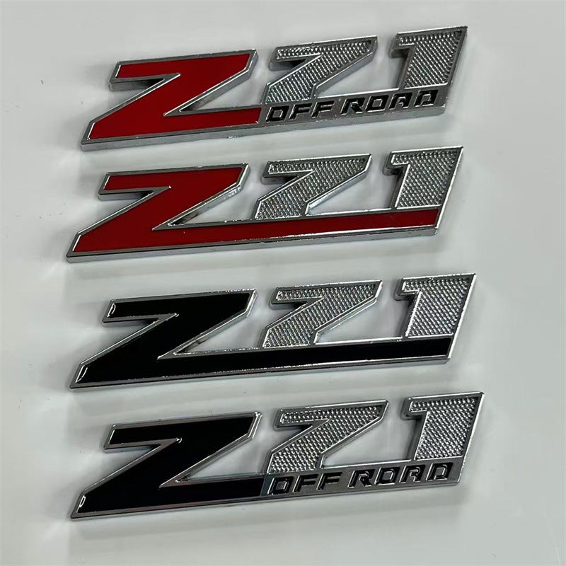 Auto metal modified car logo Z71 personalized metal car label Z71 car decoration car sticker, personalized tail sticker