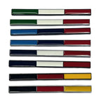 Cross-border hot sale, national flag car sticker, car flag metal side sticker, Germany, Italy, France tail sticker for loading cars