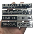 Cross-border LIMITED EDITION car logo, car modification SPECIAL EDITION metal car sticker, aluminum label