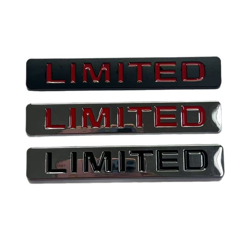 Metal limited edition car logo for jeep wrangler, compass, freelancer, free light car sticker