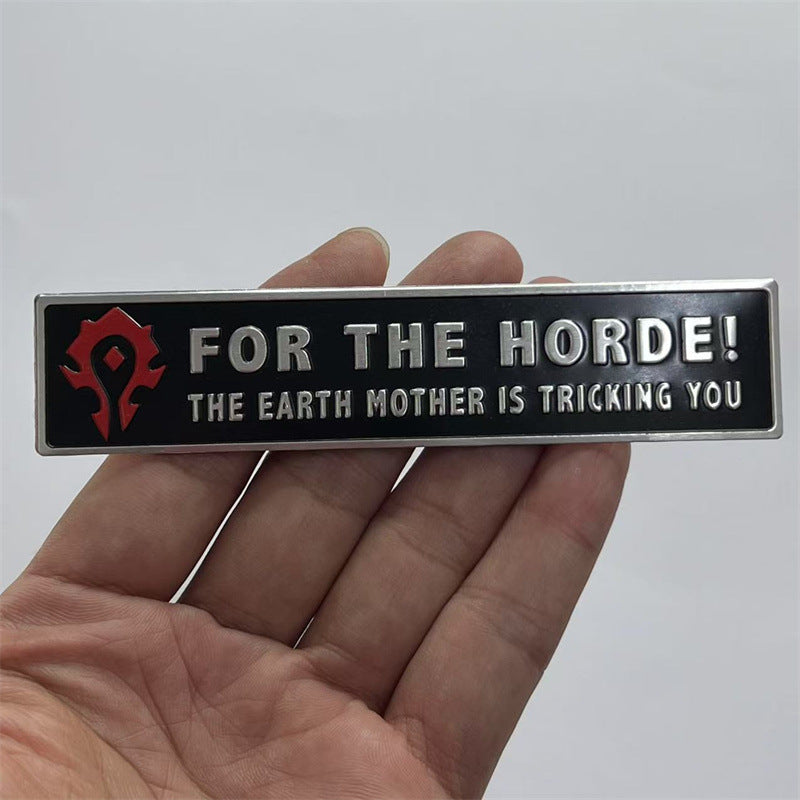 World of Warcraft car sticker wow car sticker for tribal alliance Warcraft car logo, fuel tank sticker rear scratch sticker