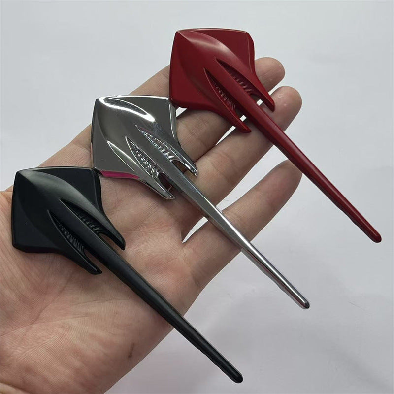 Car 3D personalized metal modified stingray car logo, three-dimensional labeling, fender stingray side label body sticker