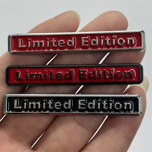 Cross-border small S345678 4WD modified rear sticker quattro Limited metal logo modified sticker