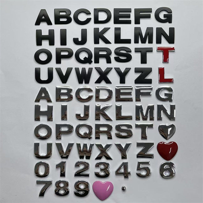 跨境车贴广告定 制装饰贴纸汽车锌合金车身贴定 做铝合金摩托车贴