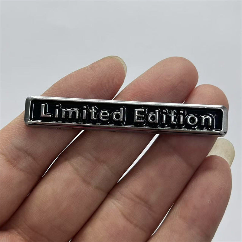 Cross-border small S345678 4WD modified rear sticker quattro Limited metal logo modified sticker