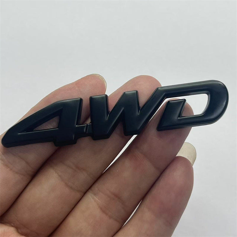 Suitable for decorative stickers RAV4 4WD car logo word label tail label RAV4 upgraded car sticker 4wd body sticker car logo
