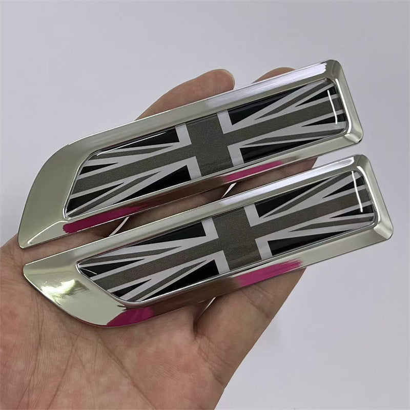 Applicable to automobiles UK Germany France USA Italy China, metal modified fender labeling, side labeling