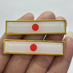 汽车金属日本叶子板车贴车标改装金属贴标 国旗迷你对装滴胶侧标