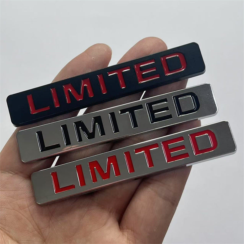 Metal limited edition car logo for jeep wrangler, compass, freelancer, free light car sticker