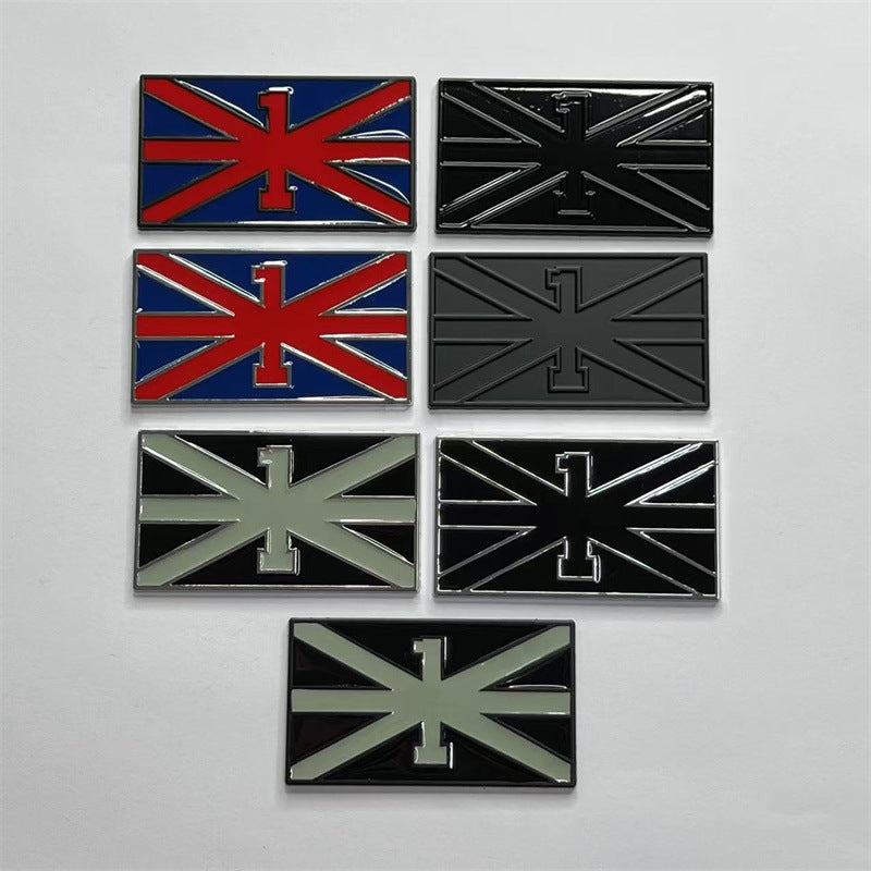 Applicable to British Royal, Land Rover car stickers, Range Rover Star Union Jack metal body decoration stickers side stickers tail stickers