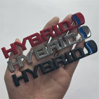 Suitable for Toyota RAV4 Ruizhi HYBRID environmentally friendly hybrid car logo, metal body sticker, rear sticker