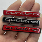 Cross-border small S345678 4WD modified rear sticker quattro Limited metal logo modified sticker