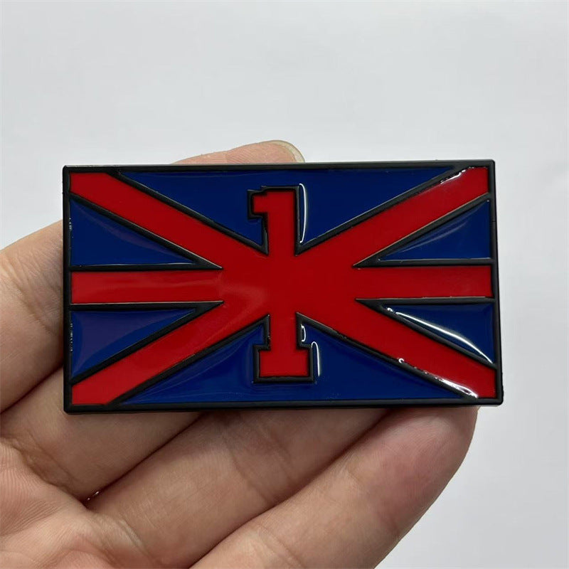 Applicable to British Royal, Land Rover car stickers, Range Rover Star Union Jack metal body decoration stickers side stickers tail stickers