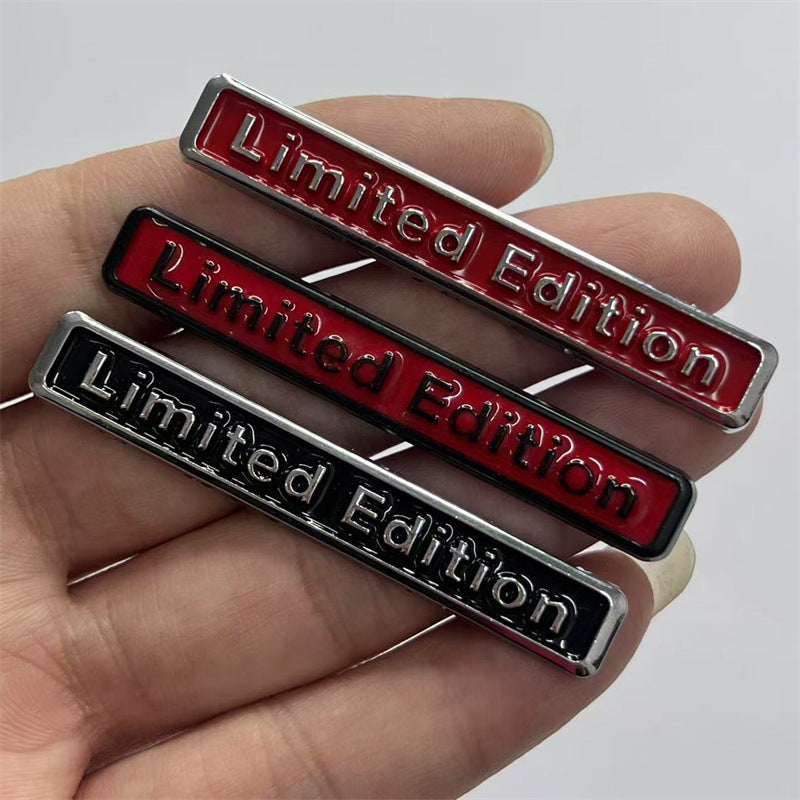 Cross-border small S345678 4WD modified rear sticker quattro Limited metal logo modified sticker