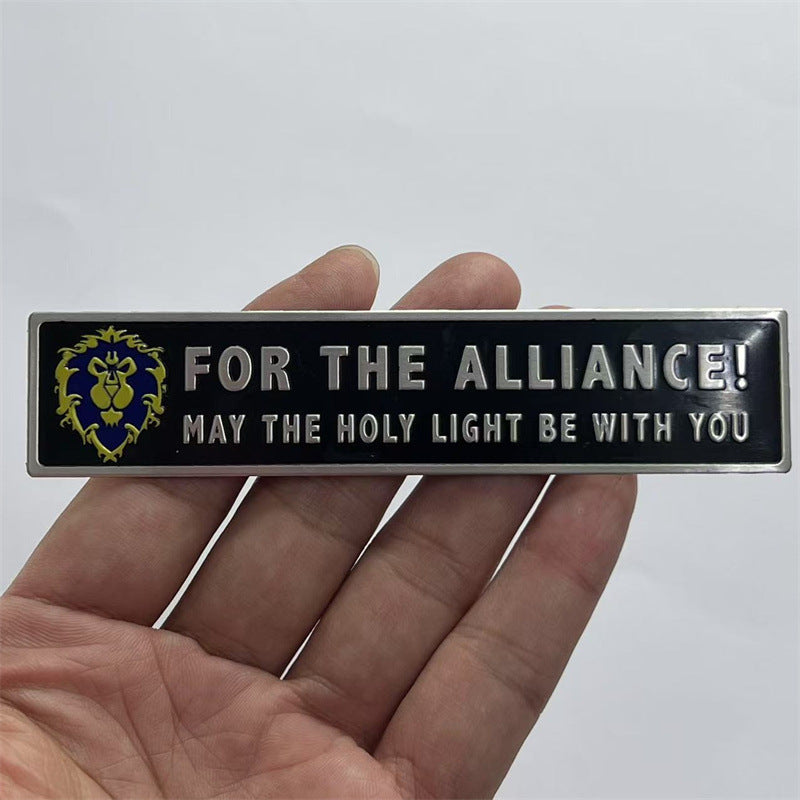 World of Warcraft car sticker wow car sticker for tribal alliance Warcraft car logo, fuel tank sticker rear scratch sticker