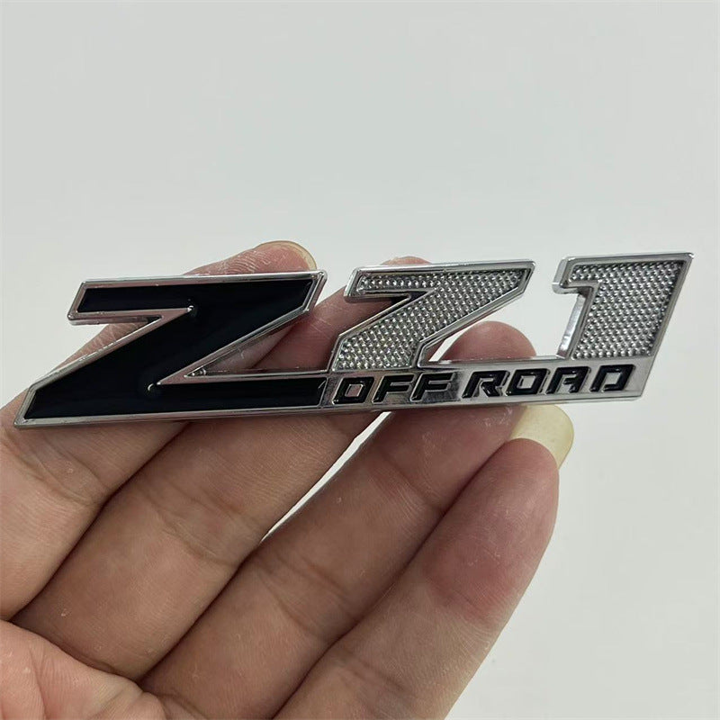 Auto metal modified car logo Z71 personalized metal car label Z71 car decoration car sticker, personalized tail sticker