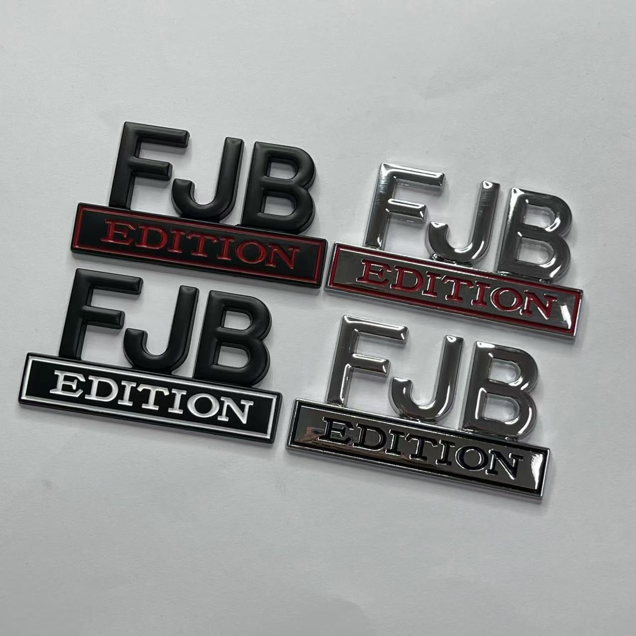 Cross-border exclusive supply, car modification label #FJB EDITION body sticker rear label FJB EDITION fender