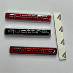 Suitable for Audi A4LQ5 Limited Edition Limited quattro metal logo interior tail label car sticker side label