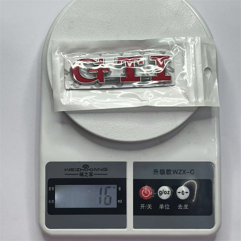 Suitable for POLO Golf GTI car logo, leaf board car logo, rabbit car sticker, personalized modification, tail label decorative sticker