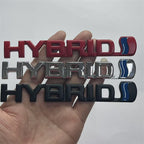 Suitable for Toyota RAV4 Ruizhi HYBRID environmentally friendly hybrid car logo, metal body sticker, rear sticker