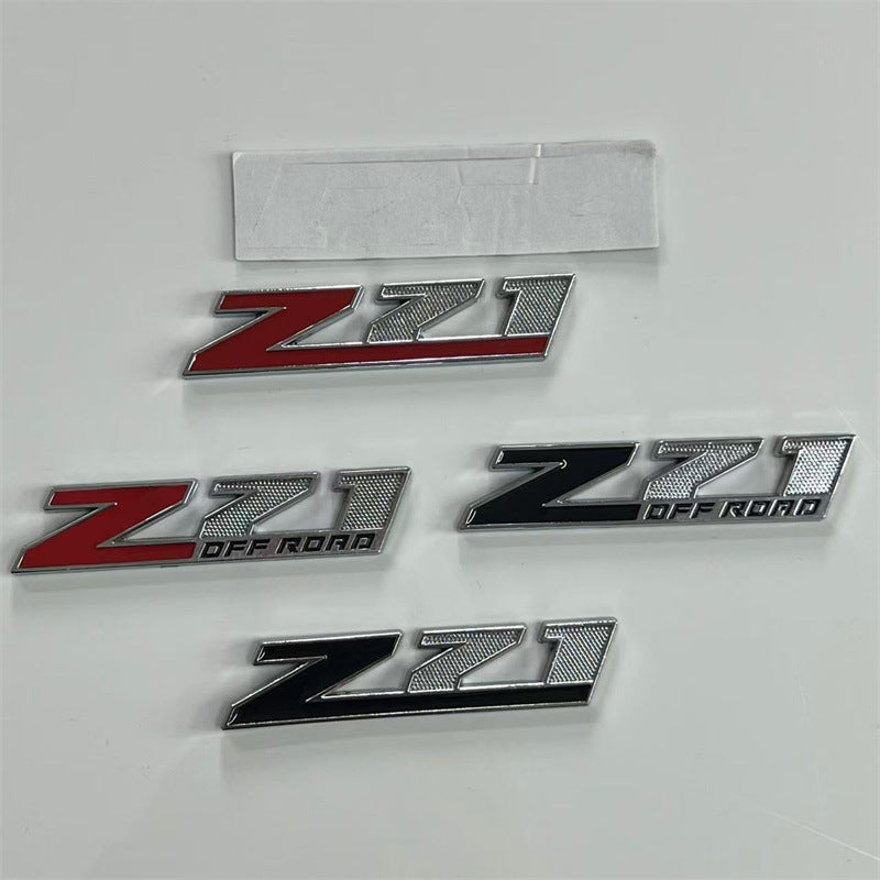 Auto metal modified car logo Z71 personalized metal car label Z71 car decoration car sticker, personalized tail sticker