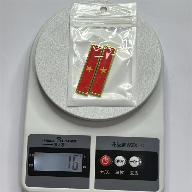 汽车金属车贴越南国旗车标 金属越南国旗叶子板车身贴 尾标 侧标