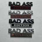 Cross-border supply Car logo Car modification label BAD ASS Car sticker Metal EDITION Body sticker Tail sticker