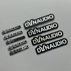 Applicable to automotive aluminum alloy Daner audio label, audio sticker, modified audio label DYNAUDIO labeling