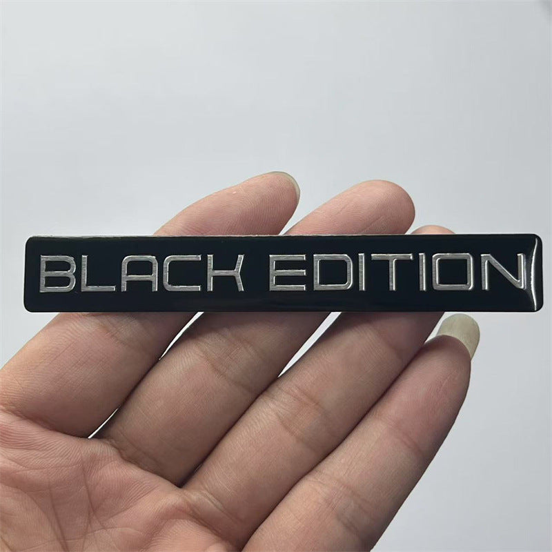 Black edition sticker, badge, Darth Vader metal sticker, all black body sticker rear sticker
