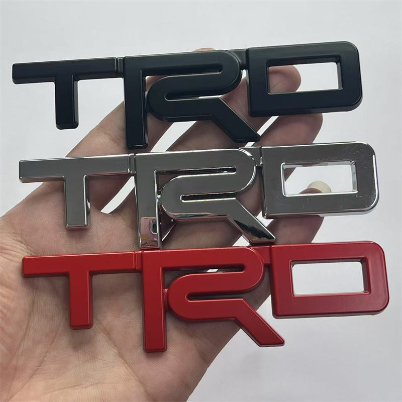 Suitable for modified English TRD car sticker TRD sticker TRD English sticker, rear trunk sticker, new US version