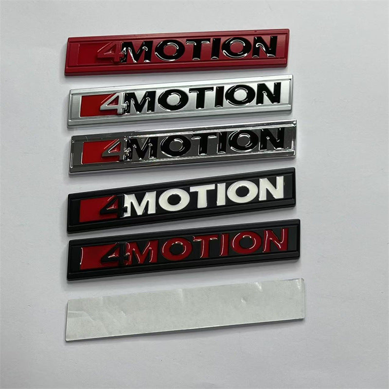 Applicable, Maiteng Tanyue Exploration Song Tuyue Passat Fender 4MOTION four-wheel drive mark tail mark, modified car sticker